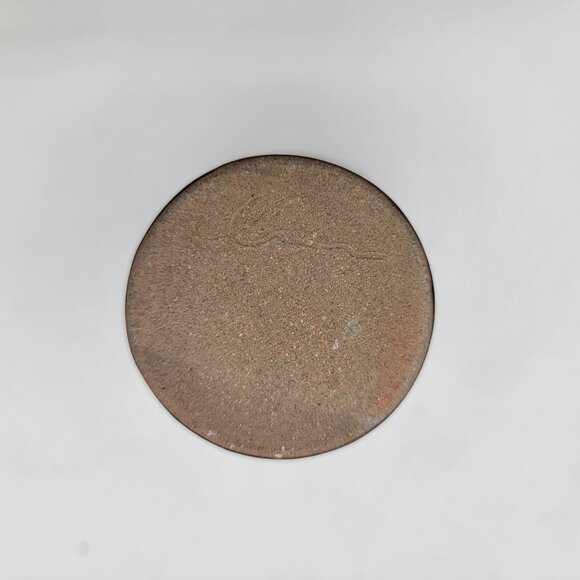 Asian Ribbed Flare Black Pottery Vase - Picture 3 of 4